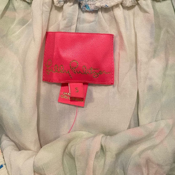 Lilly Pulitzer Mary Ellen Silk Dress Resort White Coconut Row Off The Sh… - Picture 10 of 14